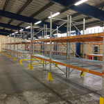 30 bays of used pallet racking (5000mm high x 1100mm deep x 2700mm wide)